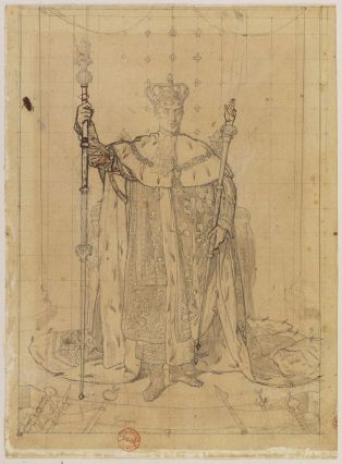 Étude pour le Portrait de Charles X en habits royaux ; © Bayonne, musée Bonnat-Helleu / cliché A. Vaquero