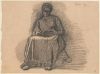 Femme assise lisant