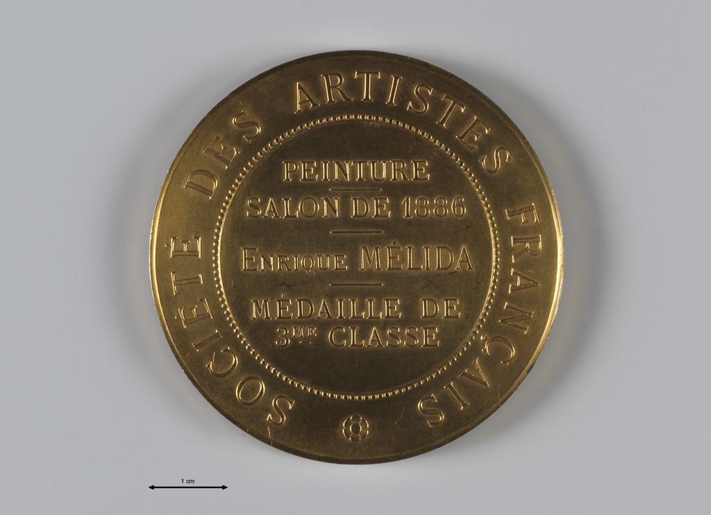 Salon de 1886, médaille d'or à Enrique Mélida