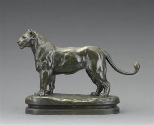 Lionne d'Algérie ; Lionne du Sénégal (titre erroné) ; © Bayonne, musée Bonnat-Helleu / cliché A. Vaquero