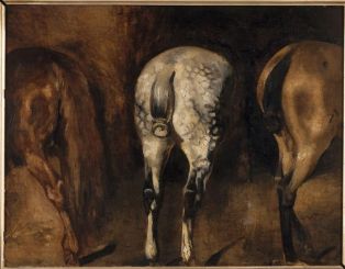 Trois croupes de chevaux ; © Bayonne, musée Bonnat-Helleu / cliché A. Vaquero