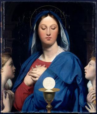 La Vierge à l'hostie ; © Bayonne, musée Bonnat-Helleu / cliché A. Vaquero