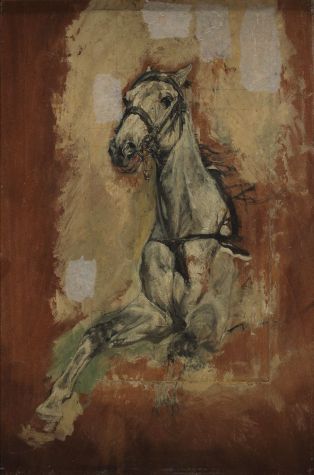 Étude de cheval pommelé ; © Bayonne, musée Bonnat-Helleu / cliché A. Vaquero