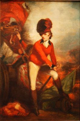 Portrait en pied du colonel Tarleton