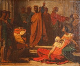 La Mort de Saphira ; © Bayonne, musée Bonnat-Helleu / cliché A. Vaquero