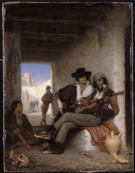 Gitanos d'Alcalá de Henares (Espagne) ; © Bayonne, musée Bonnat-Helleu / cliché A. Vaquero