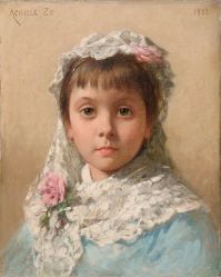Portrait de petite fille ; © Bayonne, musée Bonnat-Helleu / cliché A. Vaquero