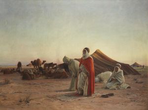Eugène Girardet, "Prière dans le désert" ; © Bayonne, musée Bonnat-Helleu / cliché A. Vaquero ; © Bayonne, musée Bonnat-Helleu / cliché A. Vaquero