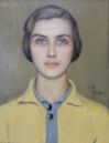 Portrait de miss Helen Arthus (nurse anglaise de Pierre V...