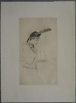 En rade de Spithead, mademoiselle de la Quérantonnais ; © Bayonne, musée Bonnat-Helleu / cliché É. Remazeilles - H. Charbey