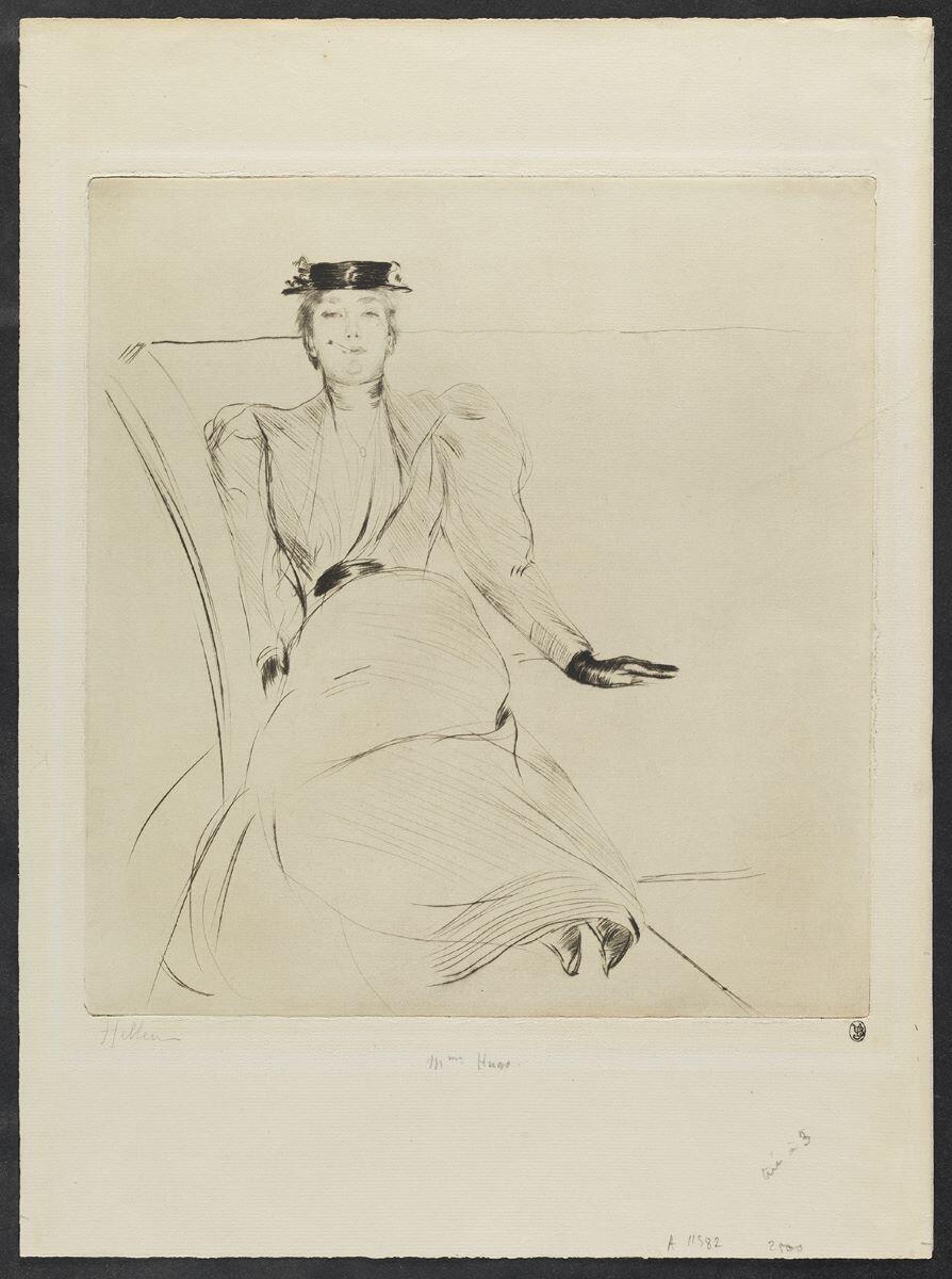 Femme à la cigarette : portrait de Pauline Ménard-Dorian ou de Dora Charlotte Dorian