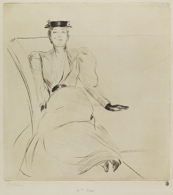Femme à la cigarette : portrait de Pauline Ménard-Dorian ou de Dora Charlotte Dorian