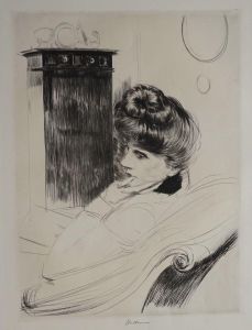 Alice Helleu dans son salon ; © Bayonne, musée Bonnat-Helleu / cliché É. Remazeilles - H. Charbey