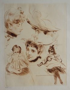 Étude de visages et d'enfants ; © Bayonne, musée Bonnat-Helleu / cliché É. Remazeilles - H. Charbey