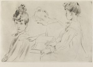 Études : Ellen Helleu à cinq ans et demi ; © Bayonne, musée Bonnat-Helleu / cliché A. Vaquero