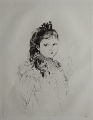 Portrait de fillette ; © Bayonne, musée Bonnat-Helleu / cliché É. Remazeilles - H. Charbey