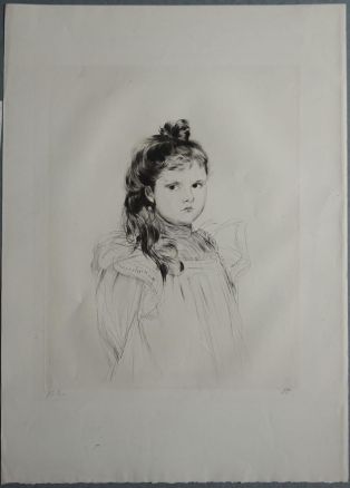 Portrait de fillette ; © Bayonne, musée Bonnat-Helleu / cliché É. Remazeilles - H. Charbey