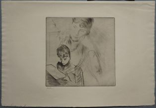 Planche d'études : Alice Helleu ; © Bayonne, musée Bonnat-Helleu / cliché É. Remazeilles - H. Charbey