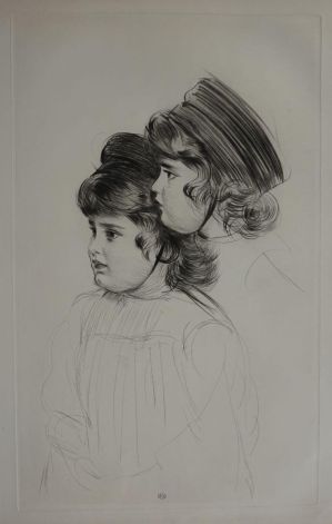 Double portrait d'un enfant coiffé d'un chapeau ; © Bayonne, musée Bonnat-Helleu / cliché É. Remazeilles - H. Charbey