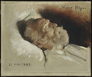 Victor Hugo sur son lit de mort ; © Bayonne, musée Bonnat-Helleu / cliché A. Vaquero