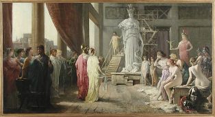 Périclès visitant l'atelier de Phidias ; © Bayonne, musée Bonnat-Helleu / cliché A. Vaquero