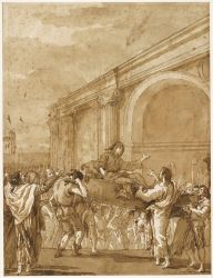 La Résurrection du fils de la veuve de Naïm ; © Bayonne, musée Bonnat-Helleu / cliché A. Vaquero