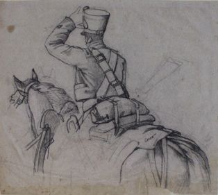 Canonnier à cheval ; © Bayonne, musée Bonnat-Helleu / cliché A. Vaquero