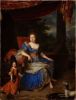 Portrait de femme et d'enfant (Catherine Damicourt et son...