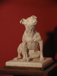 La chienne aimée, plâtre, 1907, collection du château royal de Blois