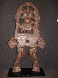 Élément de décoration de bateau indien, Ganesh, collection du musée de Châteaudun, 2010.0.1.268