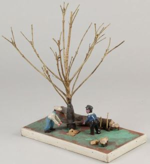 Oeuvre : Précisions - abattage d'un arbre, maquette