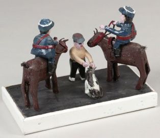 gendarmes à cheval ; © photographe du musée