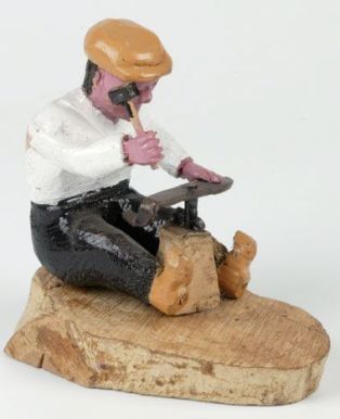 le batteur de faux ; © photographe du musée