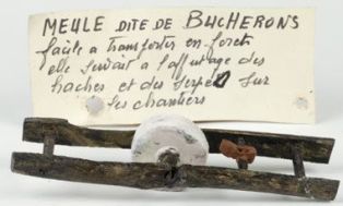 MEULE dITE DE BUCHERONS ; © photographe du musée