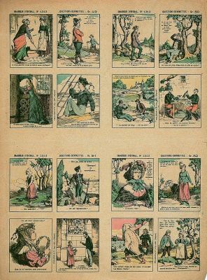 IMAGERIE D'EPINAL, N° 1313 ; QUESTIONS-DEVINETTES : Gr. 49 ; Gr. 50 ; Gr. 51 ; Gr. 52 (titre inscrit) : Cliché H. Rouyer