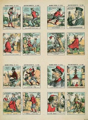 IMAGERIE D'EPINAL, N° 1314 ; QUESTIONS-DEVINETTES : Gr. 53 ; Gr. 54 ; Gr. 55 ; Gr. 56 (titre inscrit)