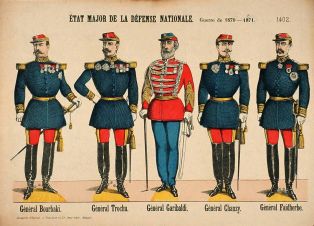 ÉTAT-MAJOR GENERAL DE LA DÉFENSE NATIONALE. Guerre de 1870 - 1871. 1402. (titre inscrit)