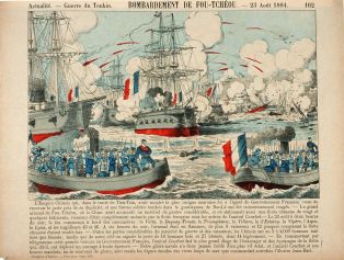 Actualité. - Guerre du Tonkin BOMBARDEMENT DE FOU-TCHEOU. - 23 Août 1884. 162 (titre inscrit)