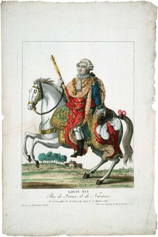 LOUIS XVI / Roi de France et de Navarre, / Né à Versailles le 23 Aout 1754 mort le 21 Janvier 1793. (titre inscrit)