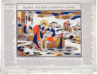 Saint Julien L’Hospitalier. (titre inscrit)