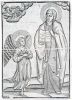 Sainte Françoise romaine et l'ange gardien. (titre factice)