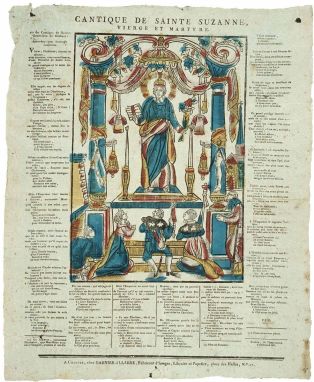 CANTIQUE DE SAINTE SUZANNE, / VIERGE ET MARTYRE. (titre inscrit)