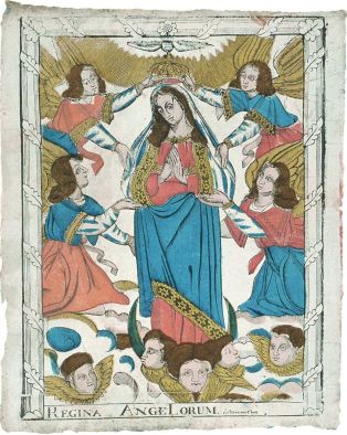 REGINA ANGELORUM. (titre inscrit) ; Notre-Dame des Anges (titre factice)