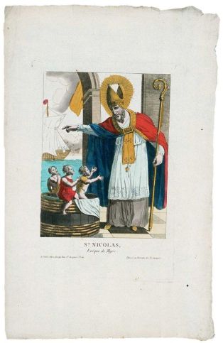 ST. NICOLAS, / Evêque de Myre. / 3 (titre inscrit)