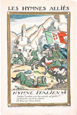 LES HYMNES ALLIÉS / HYMNE ITALIEN (titre inscrit)