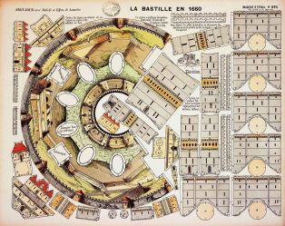 LA BASTILLE EN 1660 (titre inscrit)