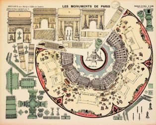 LES MONUMENTS DE PARIS (titre inscrit)