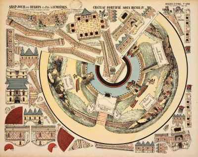 CHATEAU FORTIFIÉ SOUS HENRI IV. (titre inscrit) : Cliché H. Rouyer