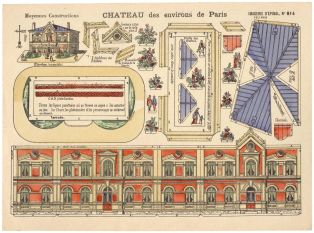 CHATEAU des environs de Paris (titre inscrit)