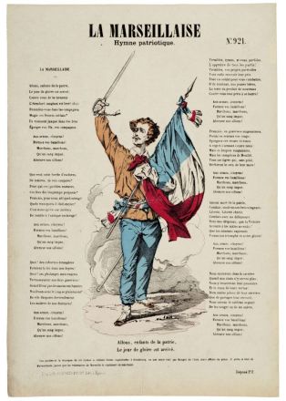 LA MARSEILLAISE / Hymne patriotique. N°. 921. (titre inscrit)